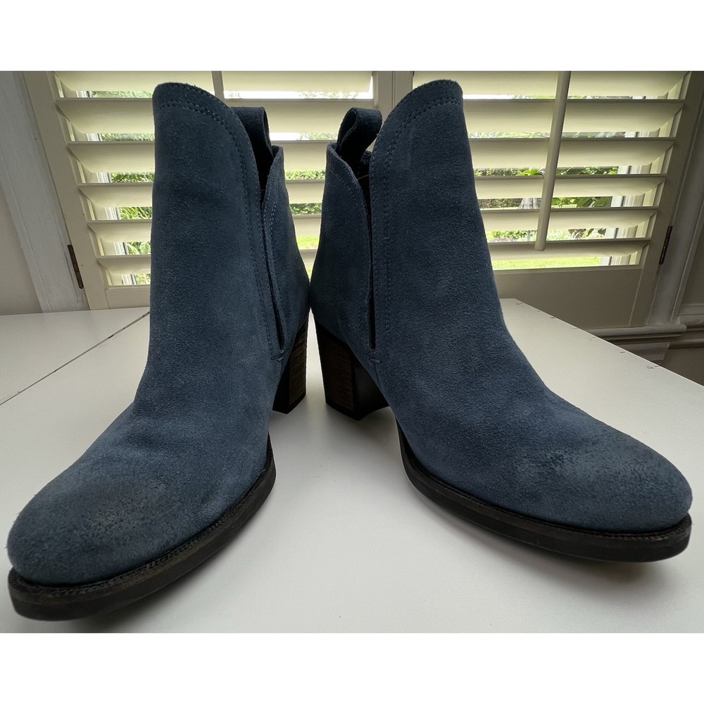 Bos. & Co. Belfield Boot Blue Suede Size 41 (US 10)